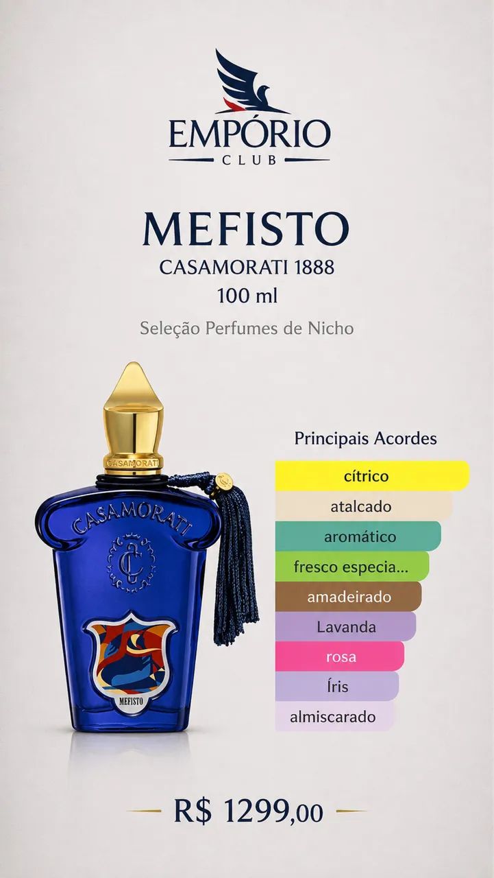 PERFUME MEFISTO CASAMORATI 1888 - LACRADO - Foto 3