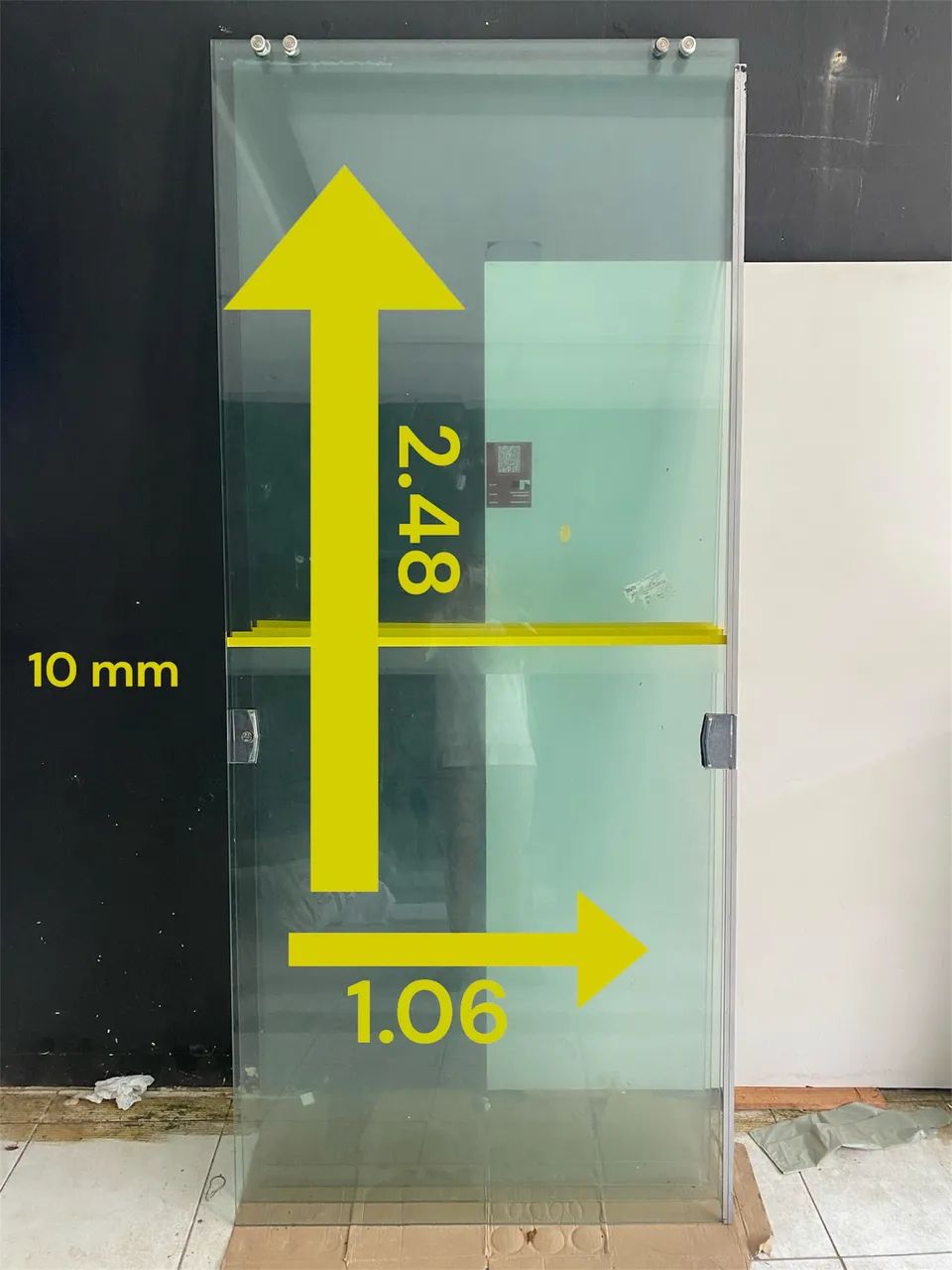 Vendo 4 portas de vidro, 10mm 