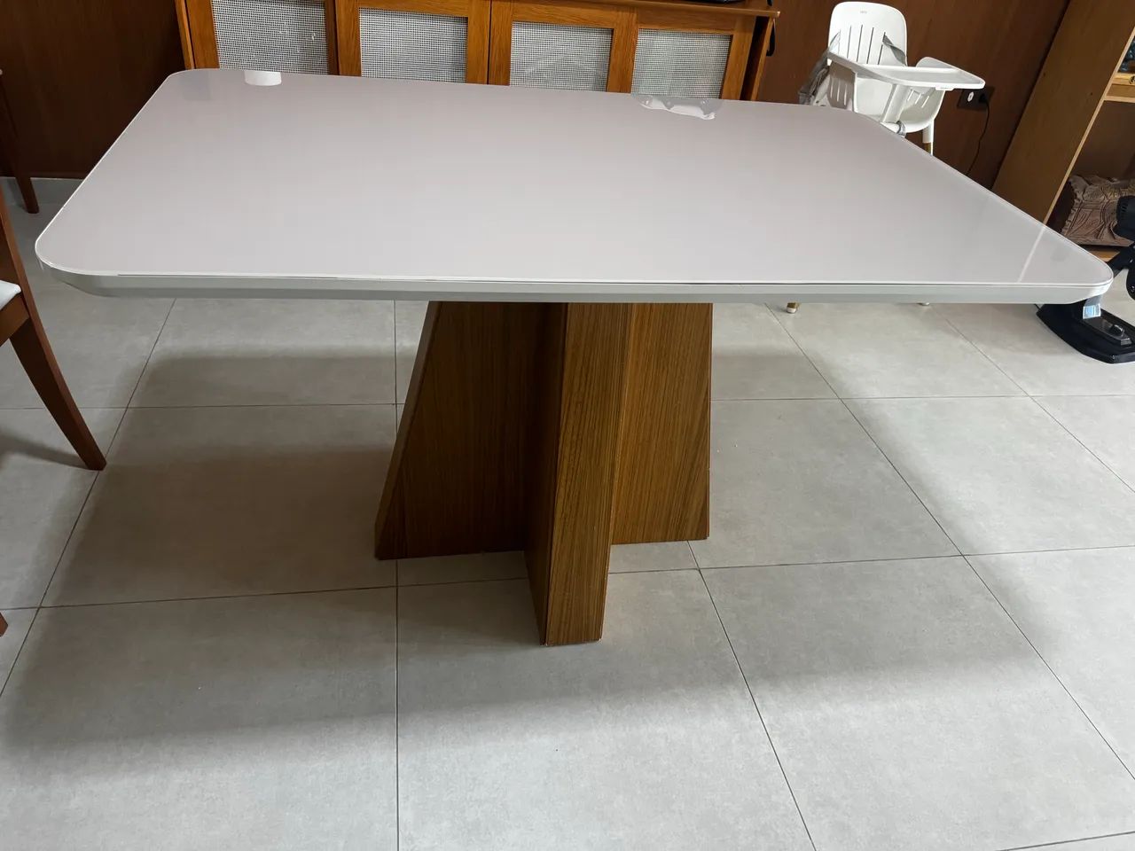 Mesa 4 lugares tampo de vidro - Foto 2