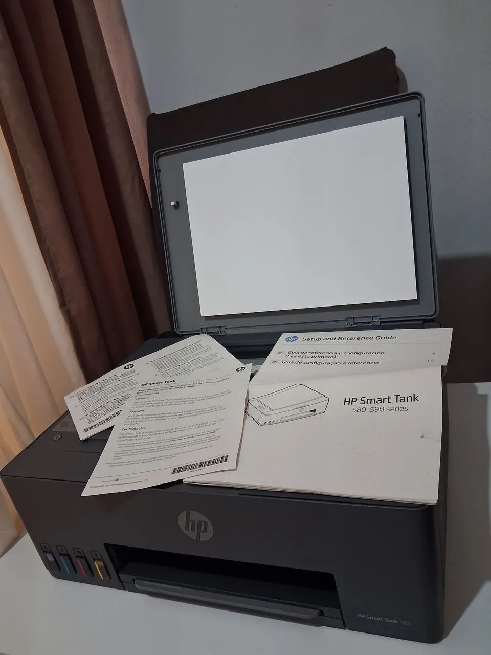 Impressora Multifuncional HP Smart Tank 584 - Preta - Foto 2