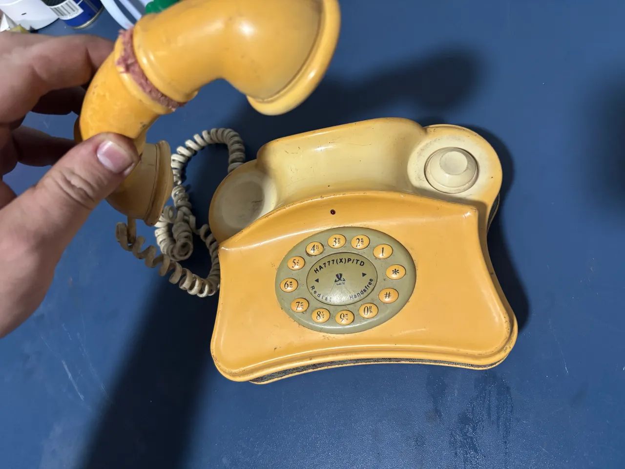 Telefone de renda antigo  - Foto 4