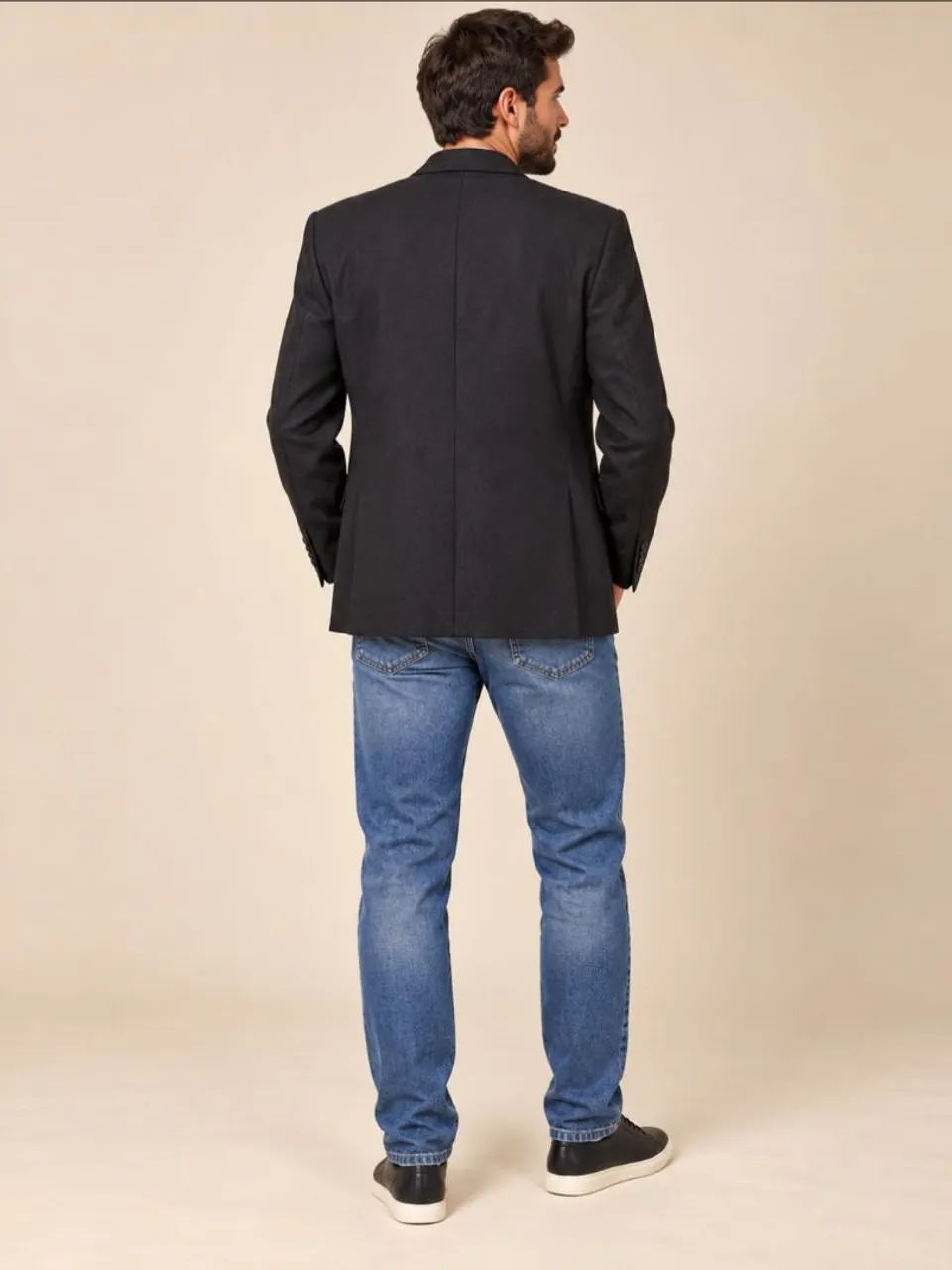 Blazer preto masculino - Foto 2