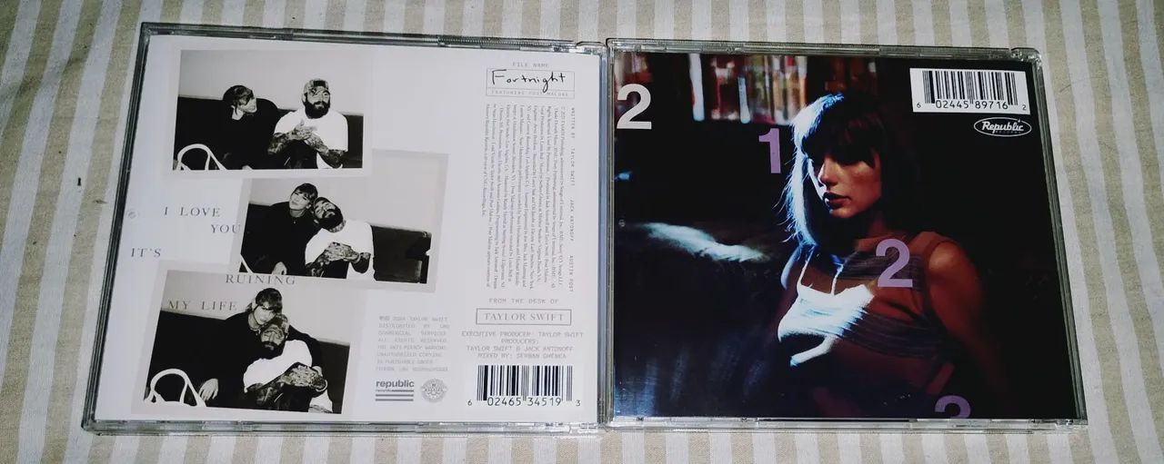 Taylor Swift CD single Fortnight e CD Midnights Lavander Edition Target - Foto 2