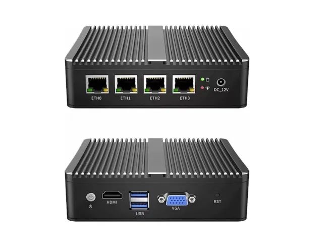 Mini Pc Appliance Intel Celeron® J1900 Quad Core 2 GHz 4 LAN Intel i226 10/100/1000/2500  - Foto 2