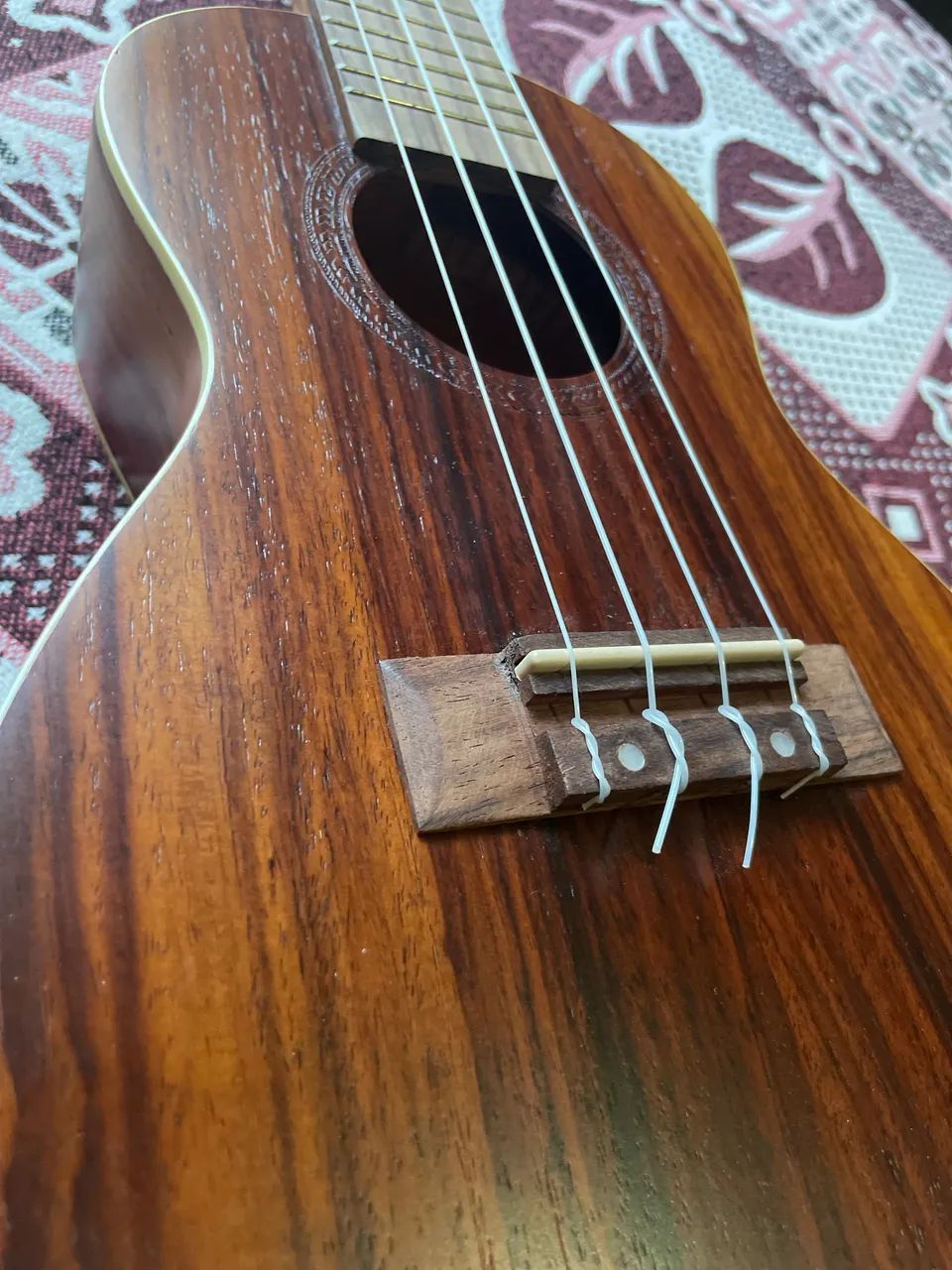Ukulele Concerto Shelby SU-23R + Capa e Palhetas
