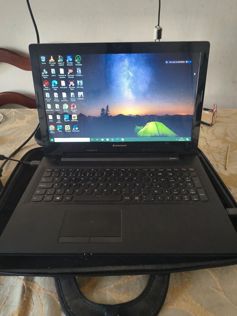 Leptop-1e3t800l  G50-80 Lenovo cor cinza