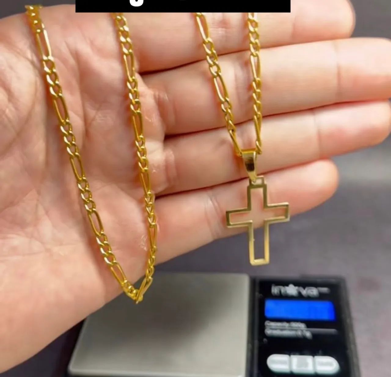 Corrente ouro 18k grumet 9.1g  - Foto 3