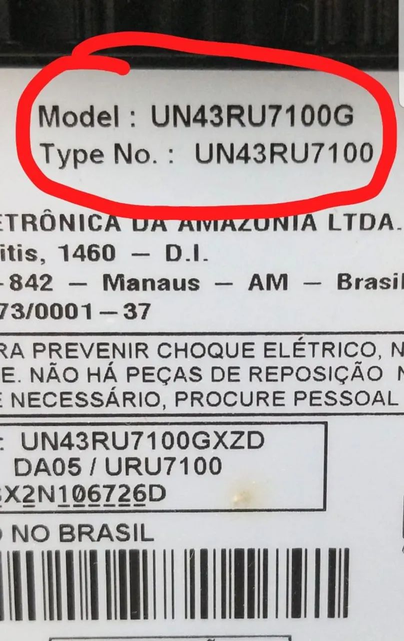 Smartv Samsung  43 UN43RU7100G - Foto 2