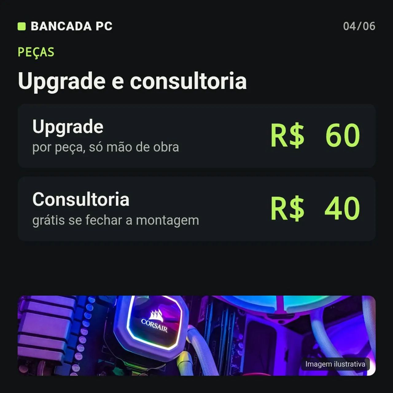 Montagem Formatacao e Limpeza de PC em Maringa - Foto 4