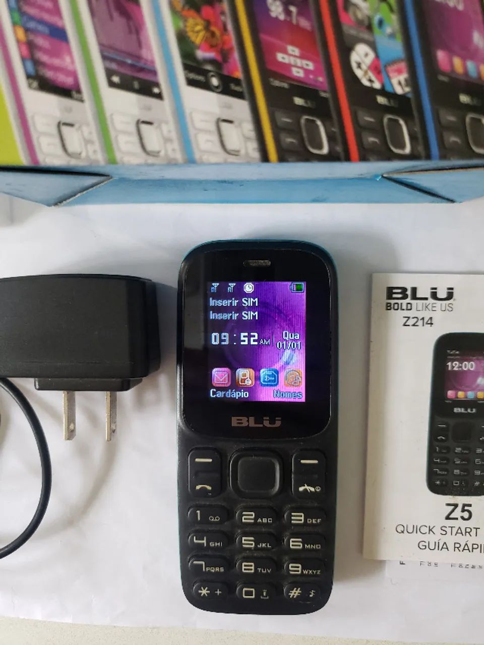 Celular Blu Tank  Cor Preto Azul 2 Chips Original - Foto 2
