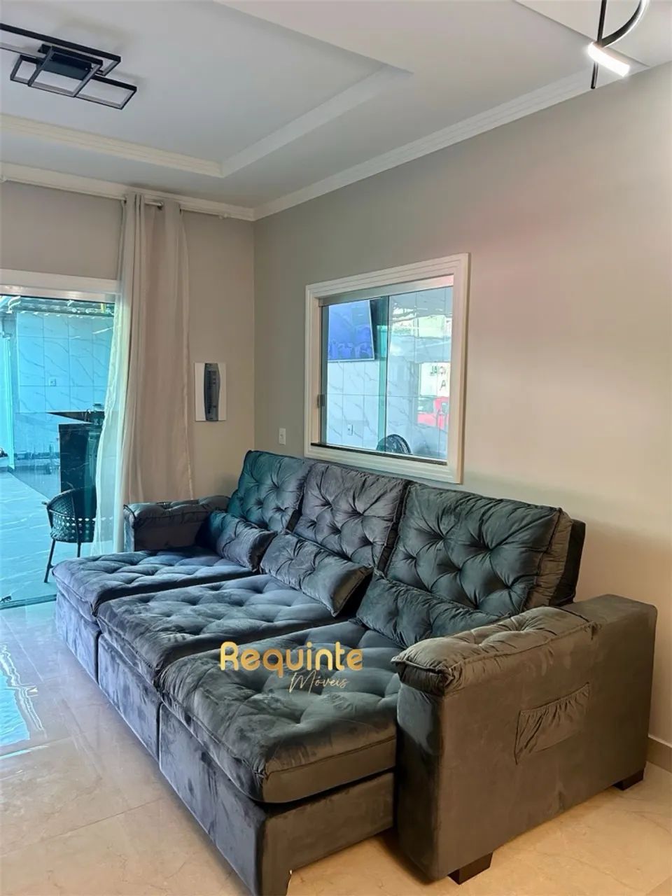 Sofás retrátil e reclinável luxo conforto 