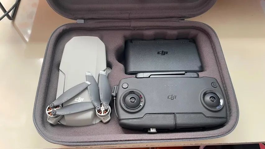 Mini Drone Dji Mavic Mini Fly More Combo Com Câmera 2.7k Light Gray (Usado) - Foto 6