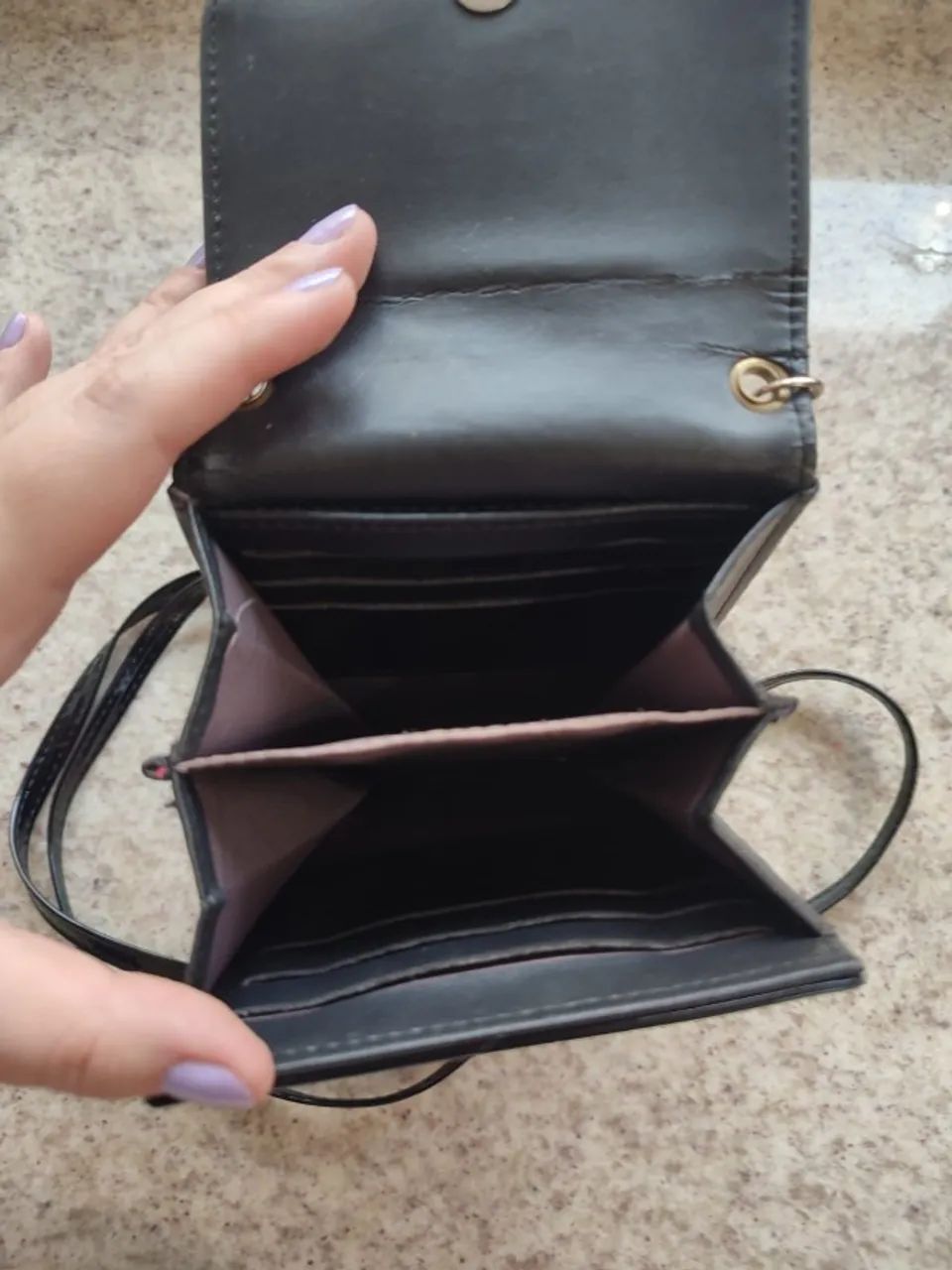 Bolsa lateral preta - Foto 2