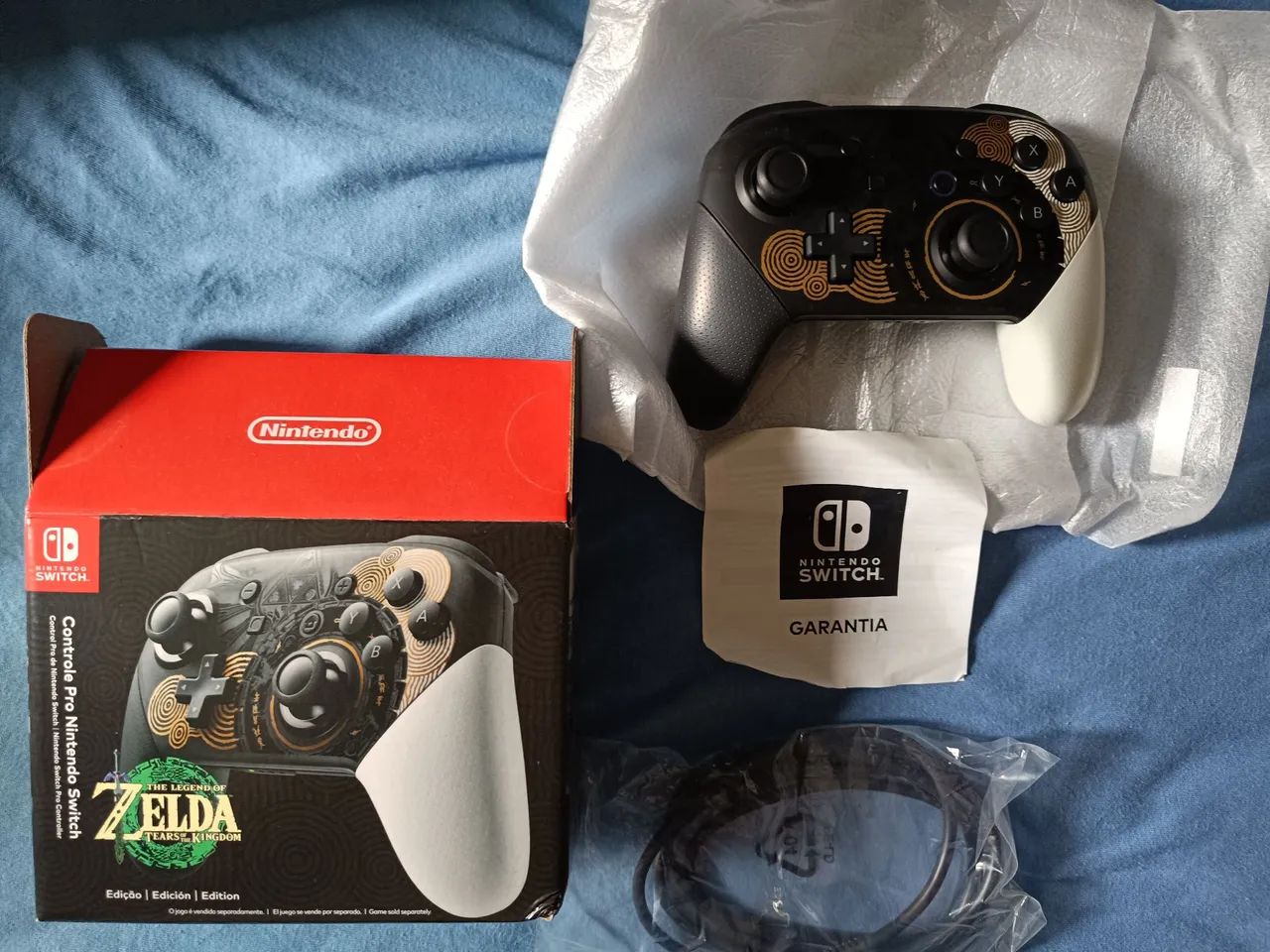 Controle Pro Nintendo Switch Zelda Tears of the Kingdom - Foto 2