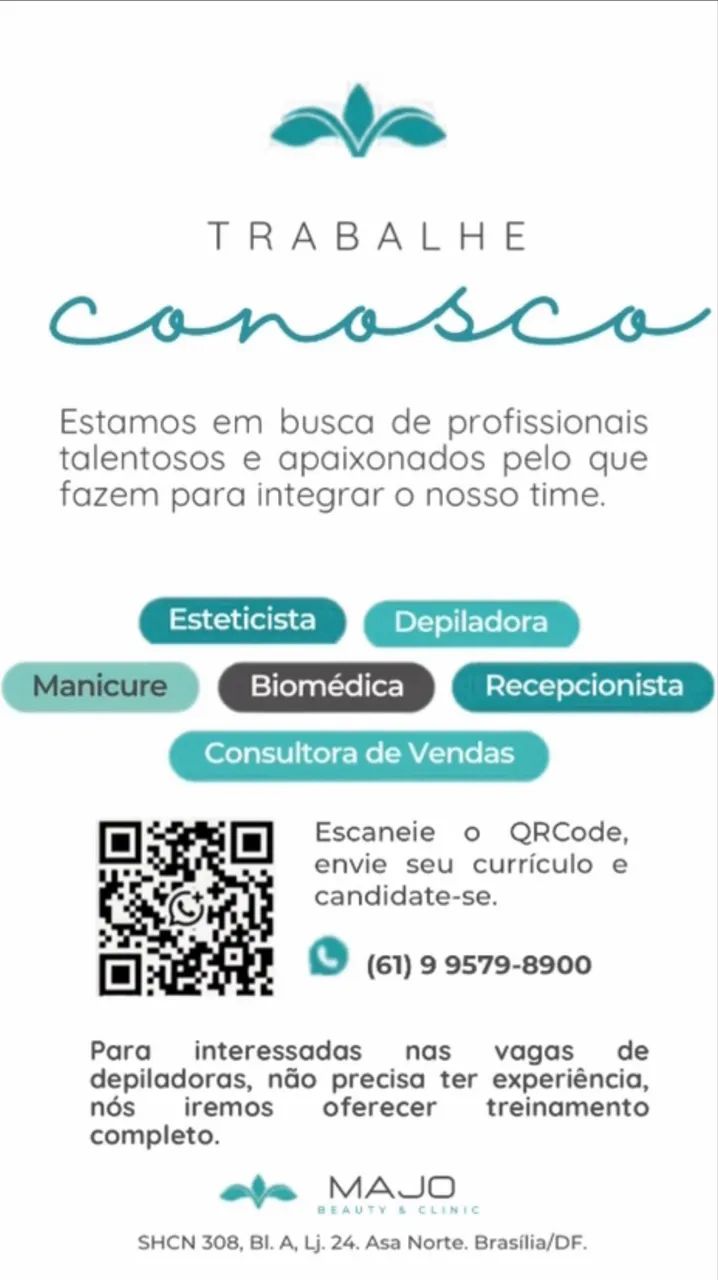 Vagas na área da beleza | Asa Norte - Brasília