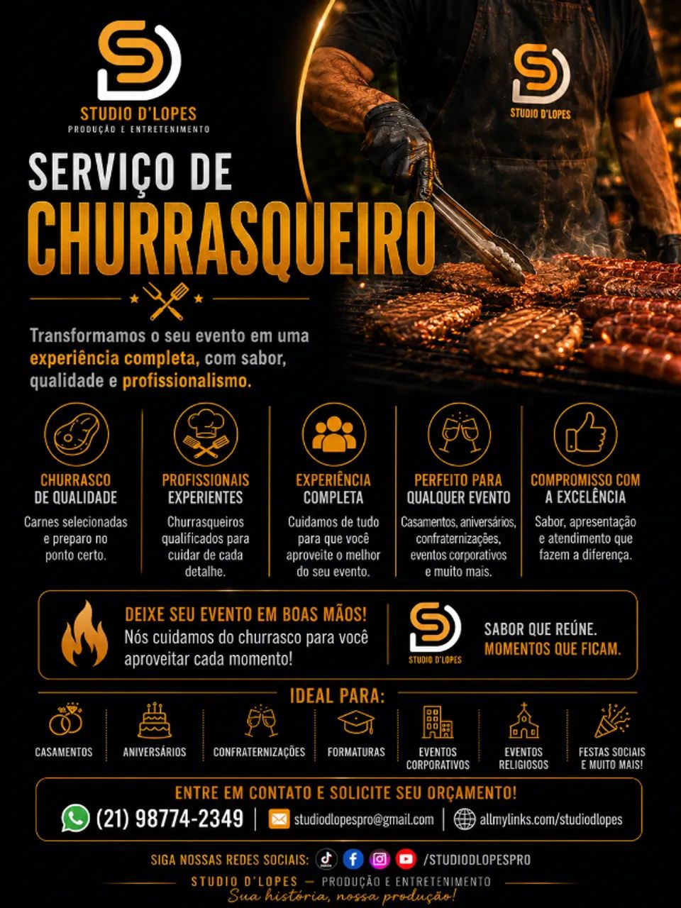 CHURRASQUEIRO PROFISSIONAL | STUDIO D'LOPES