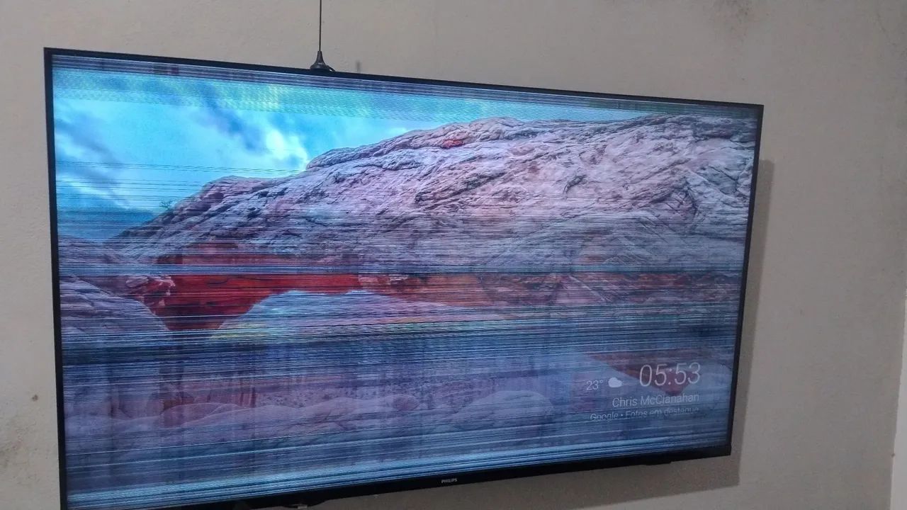 Tv Philips com defeito 