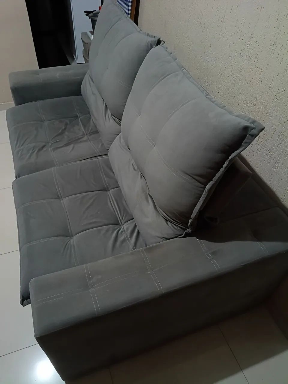 Sofá cinza - Foto 4