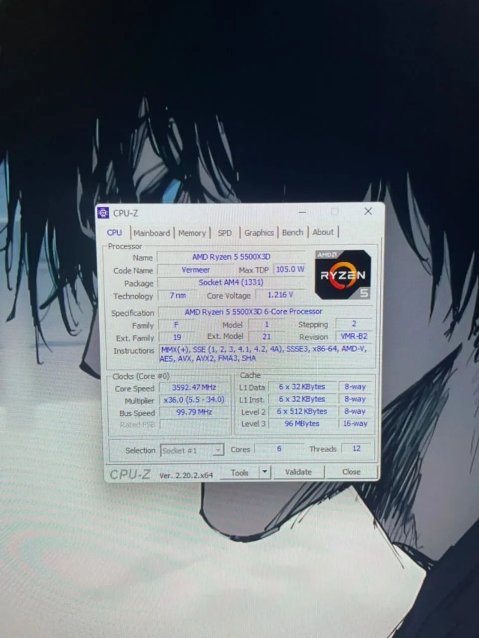 Processador Ryzen 5 5500x3d brabo!  - Foto 4