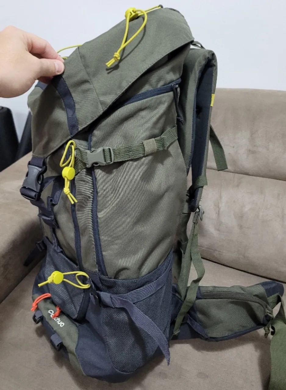 Mochila Cargueira Quechua Forclaz 70 Litros - Foto 4