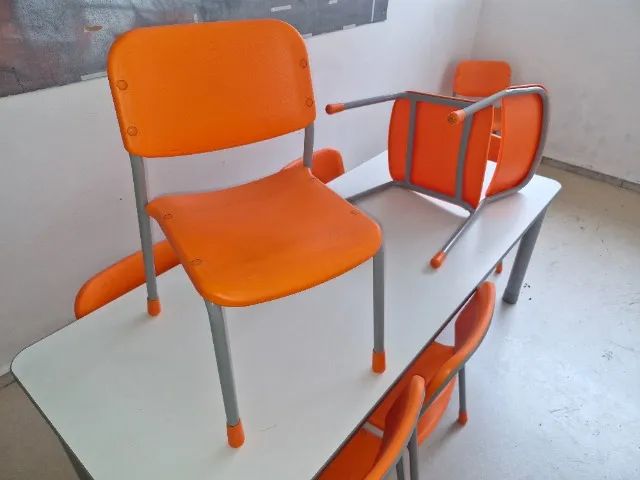 Kits de mesas e cadeiras infantis ideais para escolas - Foto 4