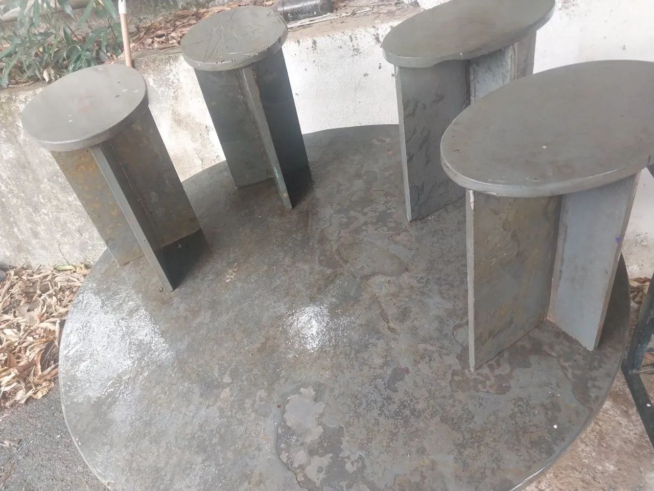 Mesa de ard ósia 4 asentos  - Foto 2