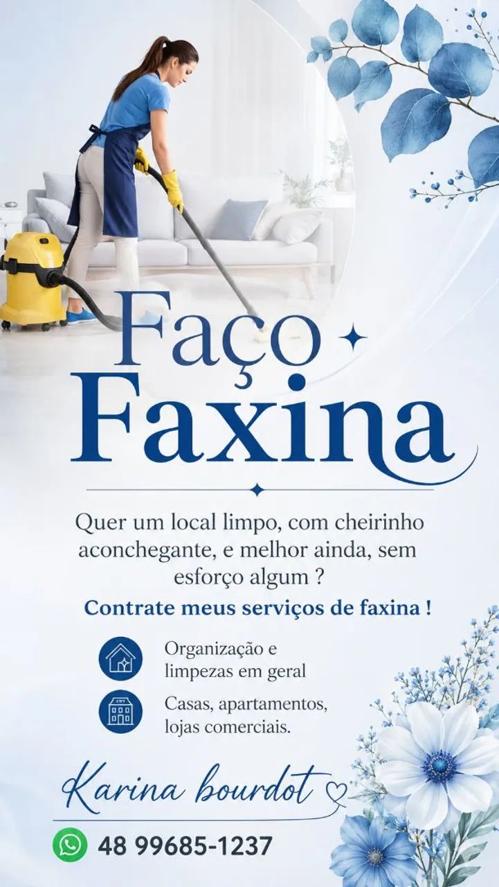 Faço faxina