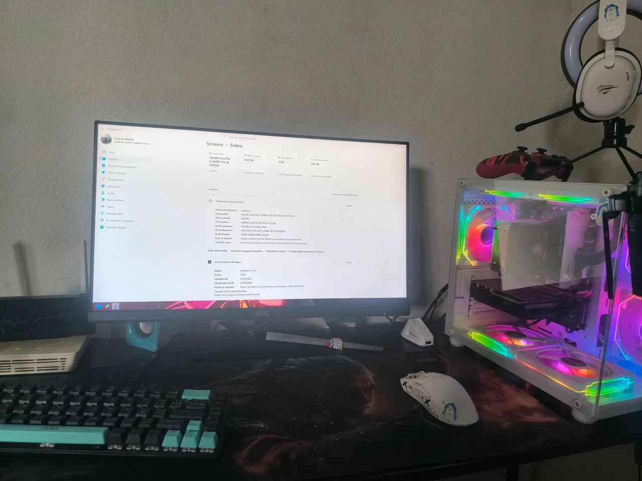 Setup gamer completo  - Foto 3