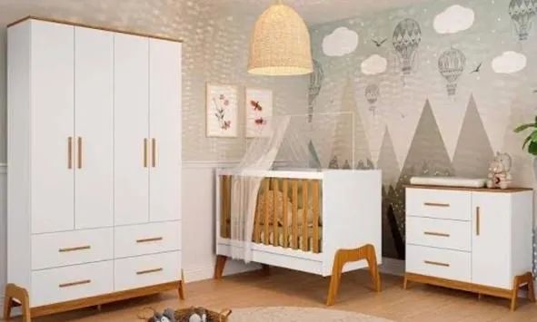 Quarto bebê 3 peças 