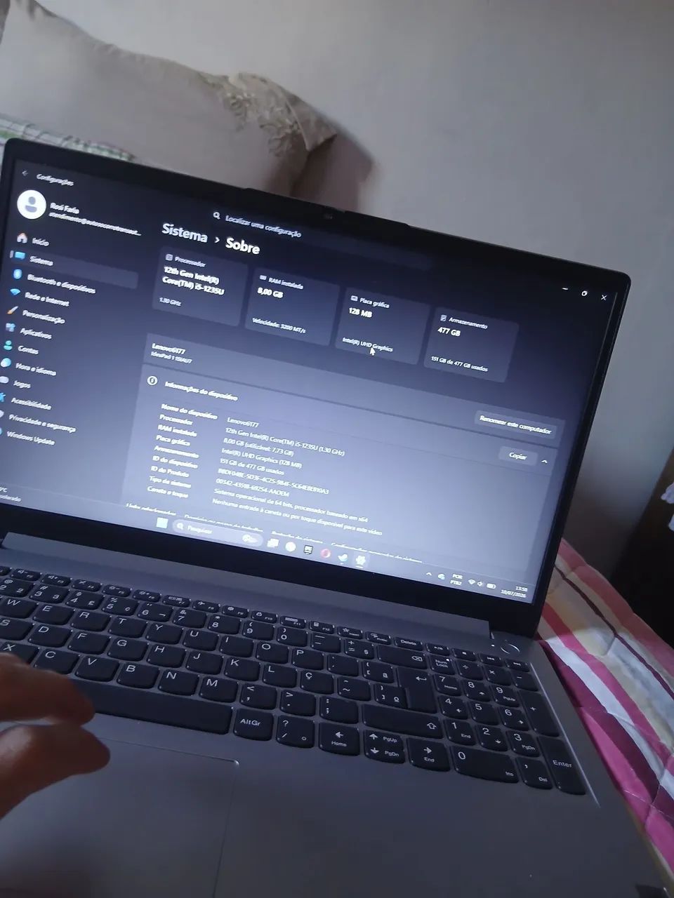 Notebook lenovo bom demais última geração - Foto 3