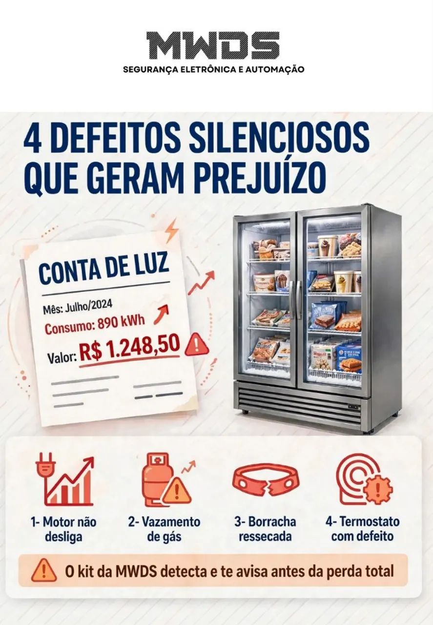 Monitoramento Inteligente de freezers e câmaras frias