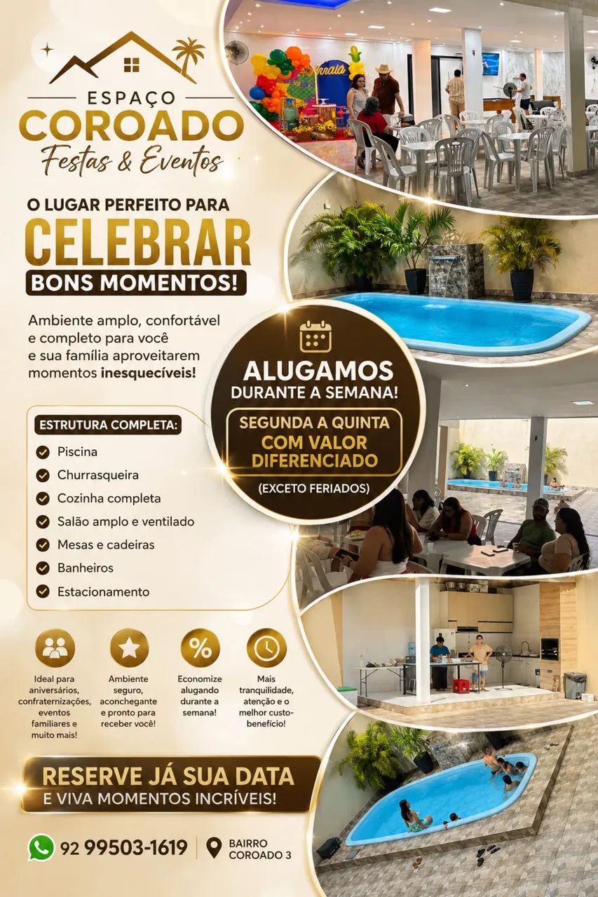 Espaço para festas e eventos 