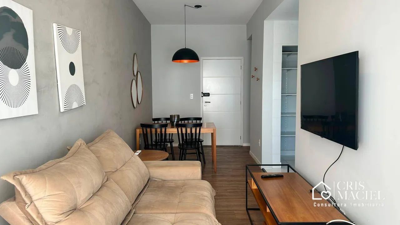 Apartamento mobiliado para locação no Edifício Vila do Parque em Indaiatuba-SP!