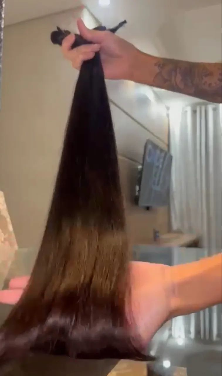 Cabelo brasileiro 55 cm