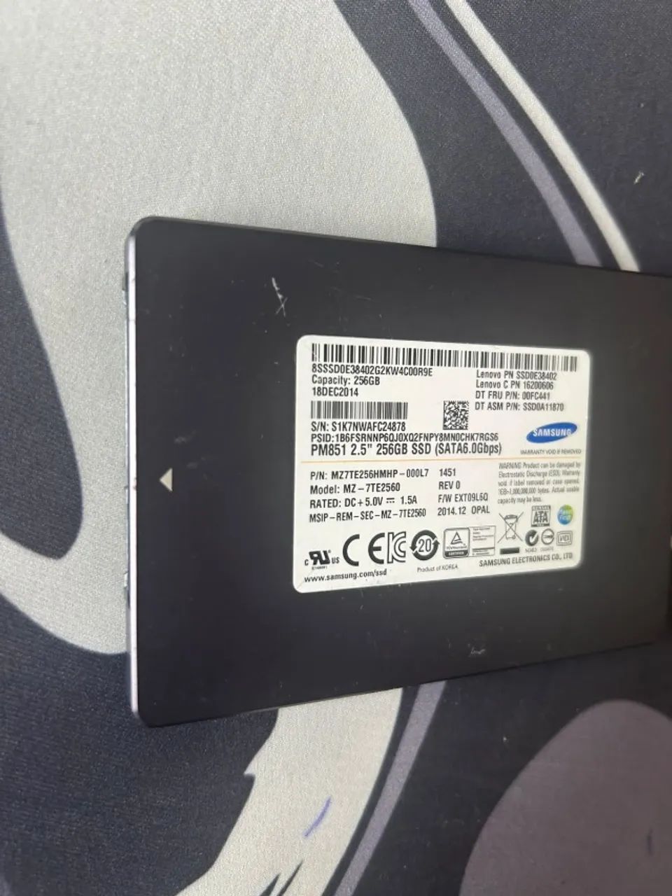 ssd samsung 256gb - Foto 3