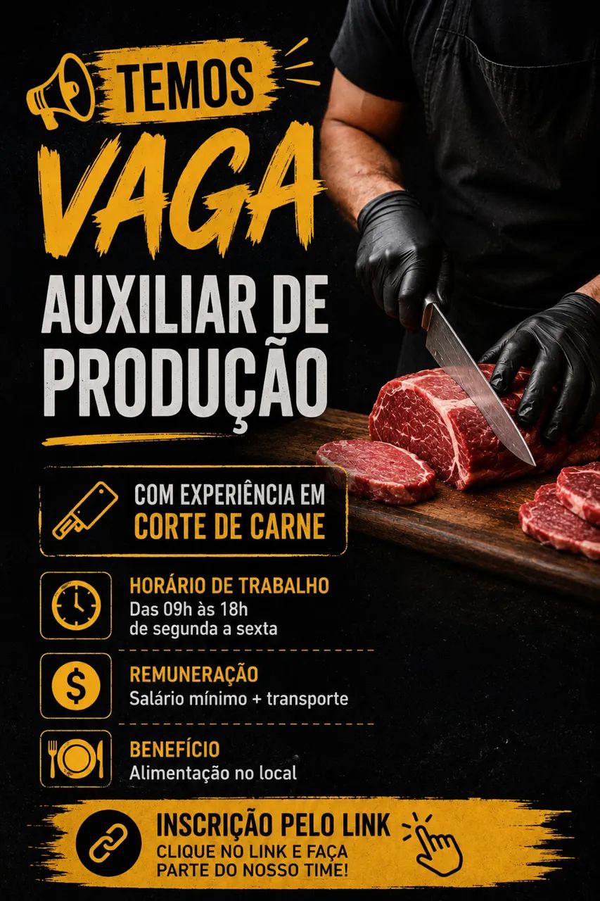 Vaga de produção 