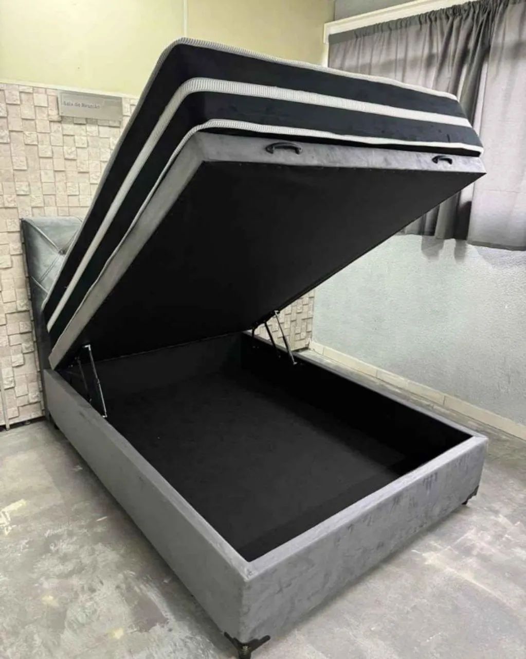 BASE BAU + COLCHÃO D33 NOVA DE FABRICA FRETE GRÁTIS 