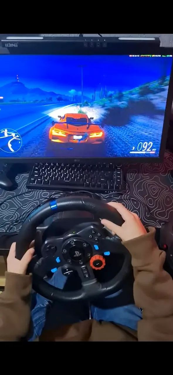 Volante logitech e câmbio logitech  - Foto 3