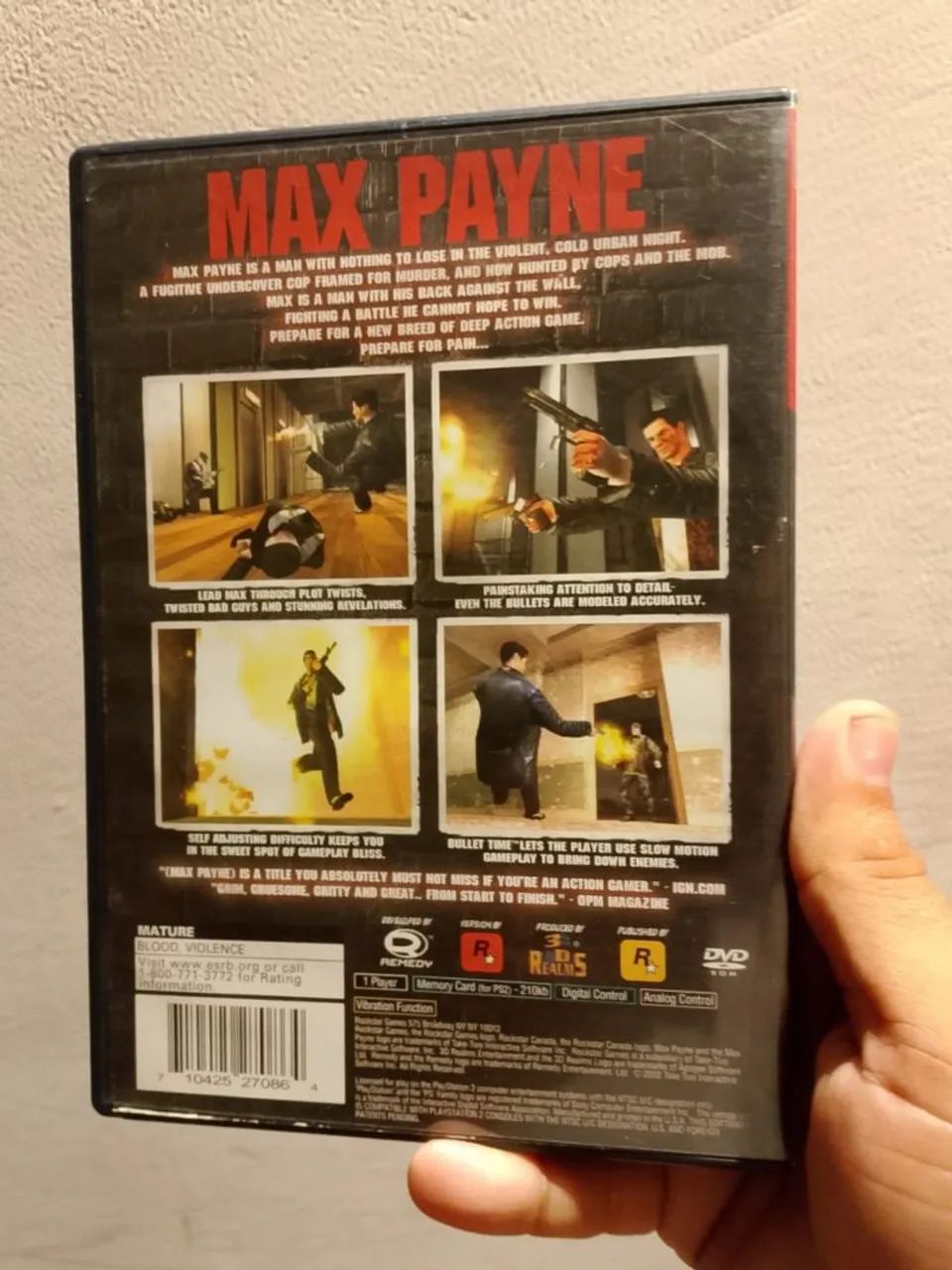 Max Payne - PS2 - Original!!!! - Foto 3