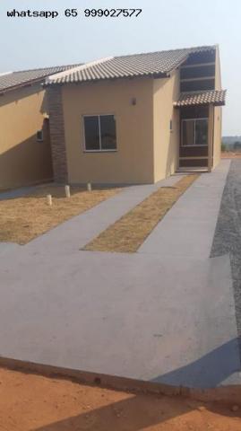 Casa para venda em várzea grande, paiaguas, 3 dormitórios, 1 banheiro, 2 vagas