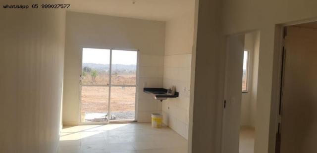 Casa para venda em várzea grande, paiaguas, 3 dormitórios, 1 banheiro, 2 vagas - Foto 4