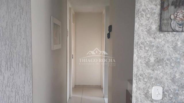 Apartamento 3 quartos, salão de festas com churrasqueira, quadra, bosque e sala de jogos- - Foto 5
