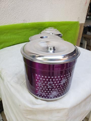 Latas para mantimentos de alumínio