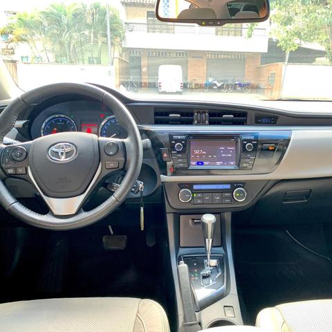 Corolla XEI 2.0 Flex ano 2016 com câmbio automático de bancos em couro,(único dono) - Foto 7
