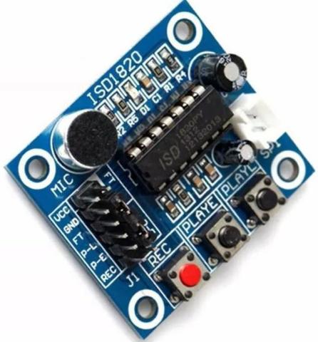 COD-AM179 Modulo Gravador De Voz De Som Player Isd1820 Arduino Automação Robotica - Foto 4