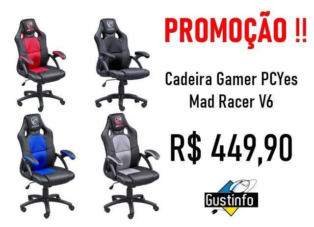 Cadeiras Gamers Pcyes V6 - Foto 2