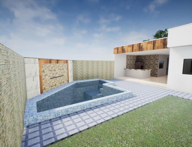Casa nova 3suítes piscina churrasqueira rua 6Vicente Pires condomínio fechado - Foto 7