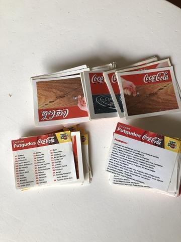 Cards coleção Futgudes Coca Cola