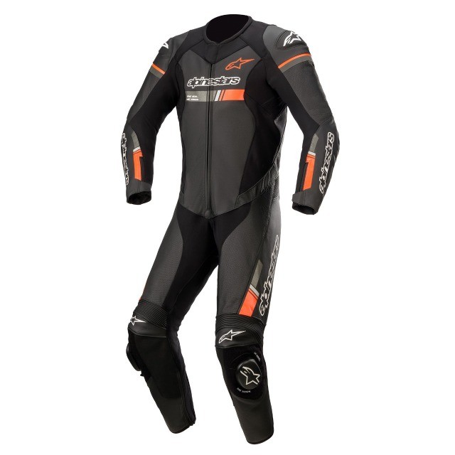 Macacão Alpinestars GP Force Chaser 1 pç Preto/Vermelho
