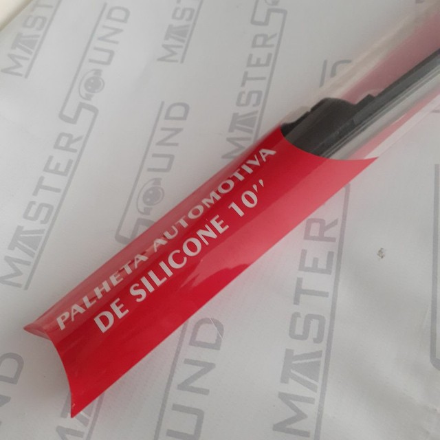 Palheta silicone universal. 10". Nova. Colocada.